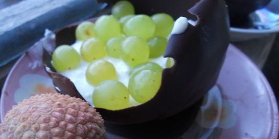 Шоколадные креманки с начинкой