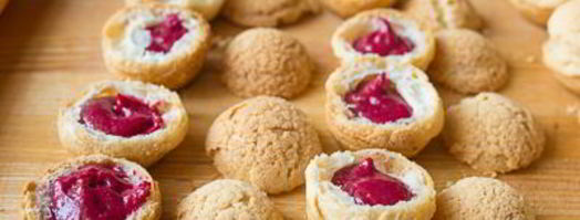 шу с заварным и малиновым кремом. Шаг 37