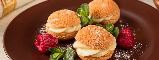 шу с заварным и малиновым кремом. Шаг 41