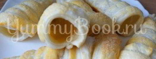 слоеные трубочки с кремом. Шаг 3