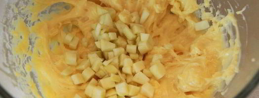 слоеные звездочки с кремом патисьер и кусочками яблока. Шаг 7