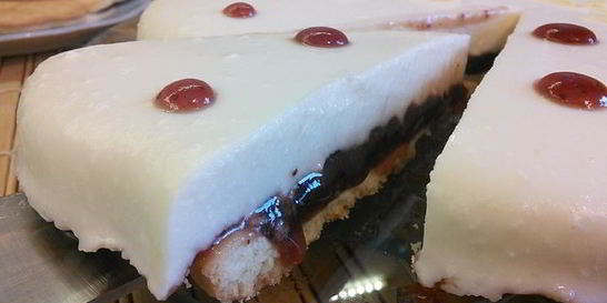 Снежный крем-торт