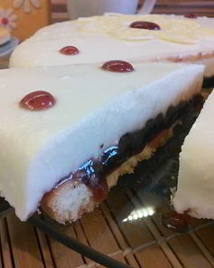 Снежный крем-торт