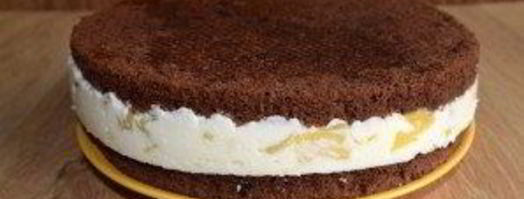 творожный крем для бисквитного торта. Шаг 6