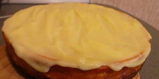 Тыквенный чизкейк с заварным апельсиновым кремом