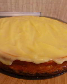 Тыквенный чизкейк с заварным апельсиновым кремом