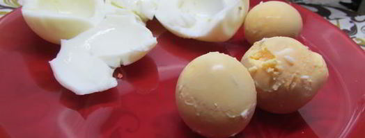 яичный крем с красной икрой. Шаг 2