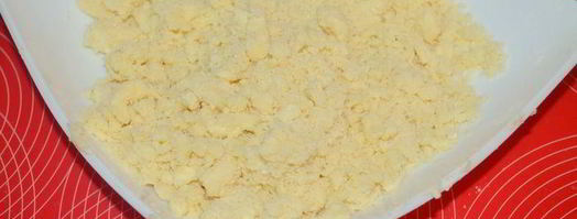 запеченный крем из ряженки с сочной начинкой и под штрейзелем. Шаг 5