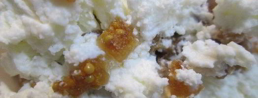 запеченные дольки апельсинов с творожным кремом. Шаг 4