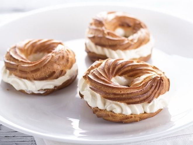 Рецепт заварного теста с творожным кремом