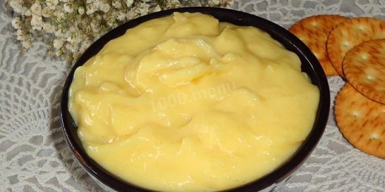 Заварной крем на желтках