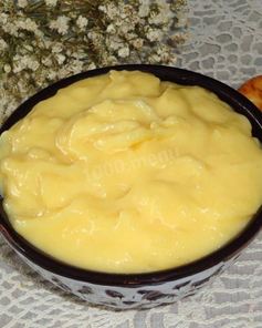 Заварной крем на желтках