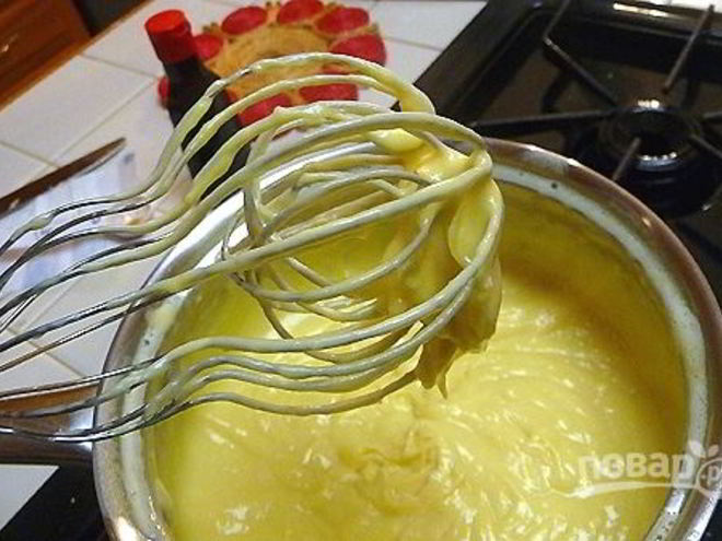 Рецепт заварного крема со сливками