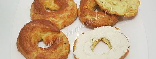 заварные кольца с творожным кремом. Шаг 13