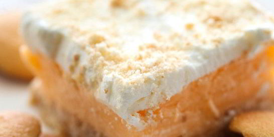 Легкий десерт с шербетом