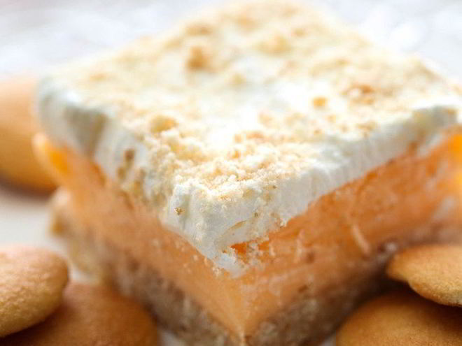 Рецепт легкого десерта с шербетом