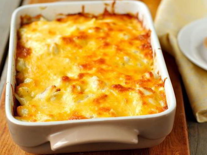 Рецепт легкого пудинга из брокколи с сыром