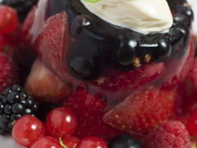 Рецепт летнего ягодного желе