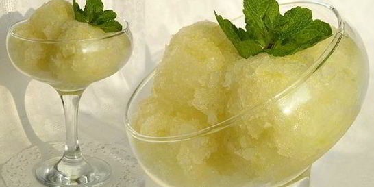 Лимонно-лаймовый сорбет