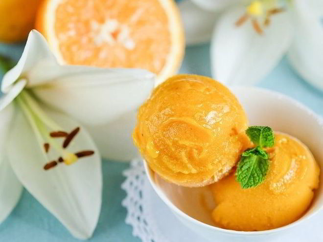 Рецепт мангового сорбета