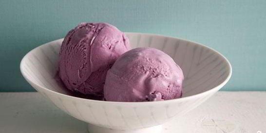 Черничное мороженое