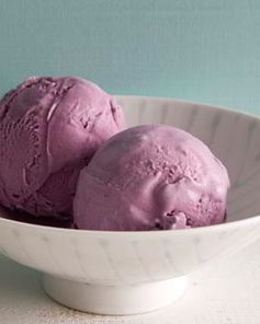 Черничное мороженое