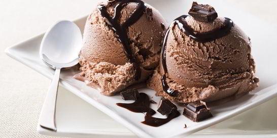 Домашнее шоколадное мороженое