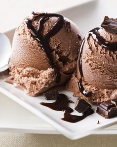 Домашнее шоколадное мороженое