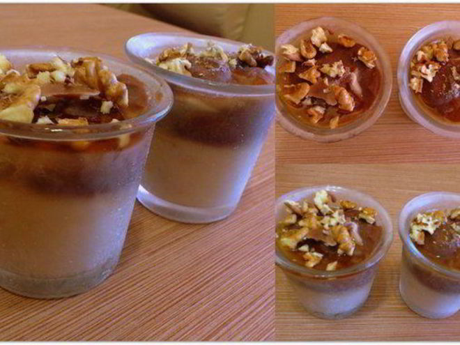 Рецепт двухцветного бананового мороженого