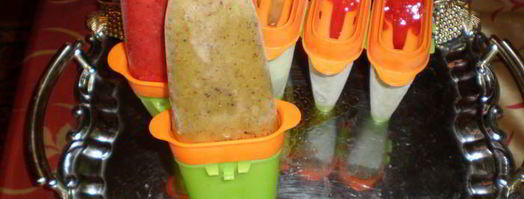 фруктовое мороженое из клубники и киви. Шаг 3