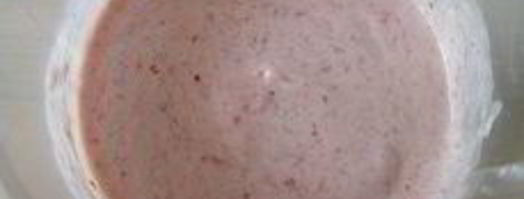 клубнично-банановое мороженое. Шаг 2