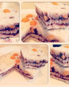 Кокосовый торт-мороженое