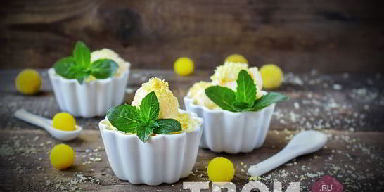 Лимонное мороженое