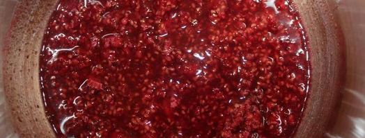 молочное мороженое с малиновым конфи. Шаг 3