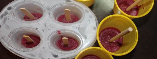 молочное мороженое с малиновым конфи. Шаг 8