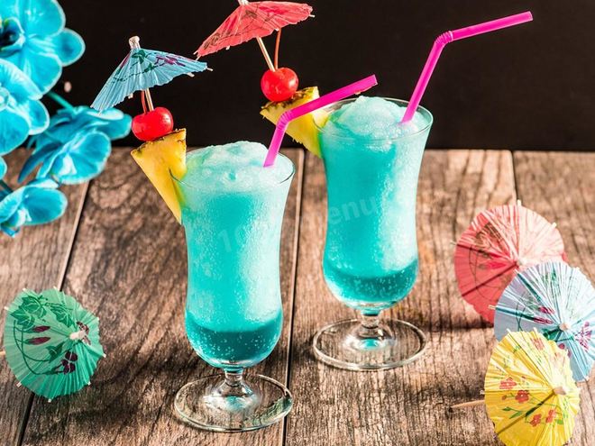 Рецепт мороженого блю кюрасао