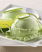 Мороженое из авокадо и лимона