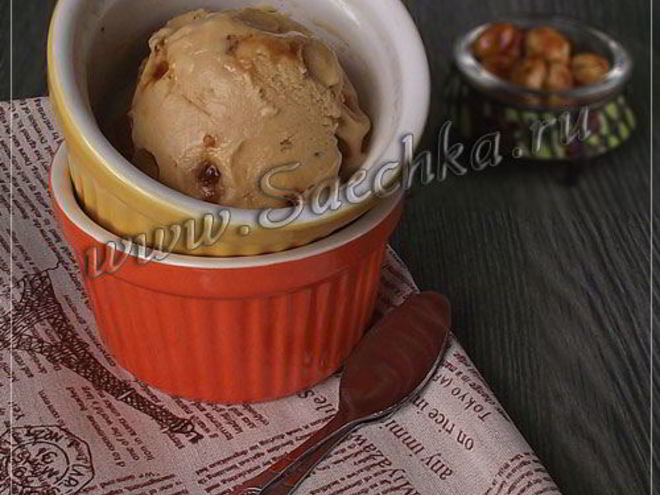 Рецепт мороженого из сгущенки