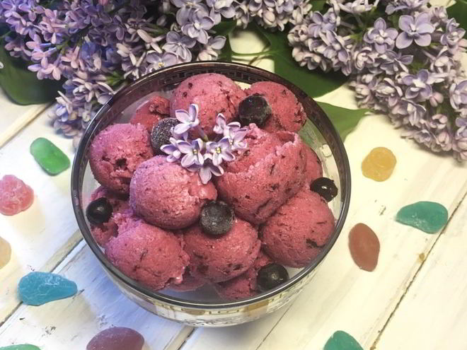 Рецепт мороженого из сирени