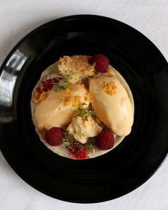 Мороженое из цветной капусты и белого шоколада