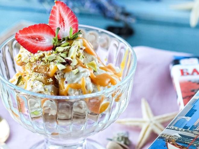 Рецепт мороженого из замороженного банана и арахисовой пасты