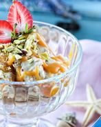 Мороженое из замороженного банана и арахисовой пасты