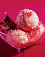 Мороженое клубника-каркаде