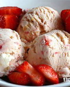 Мороженое Пьяная клубника