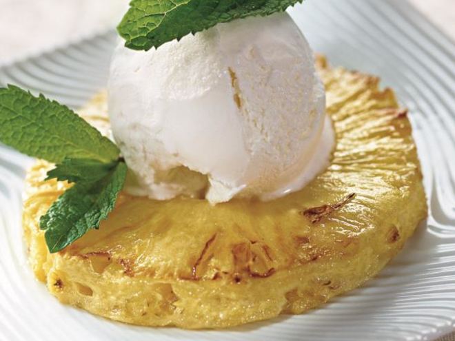 Рецепт мороженого с ананасом