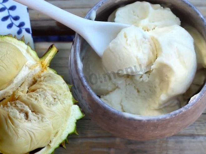 Рецепт мороженого с дурианом