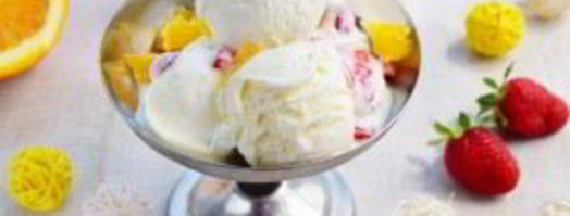 мороженое с фруктами. Шаг 5