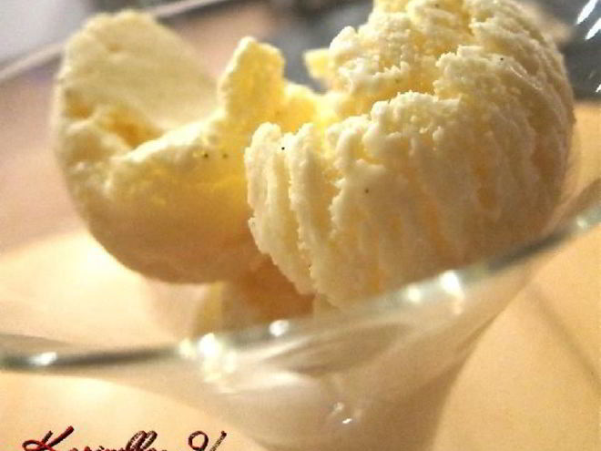 Рецепт мороженого ванильного