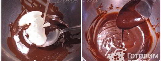 мятное мороженое с шоколадом. Шаг 5