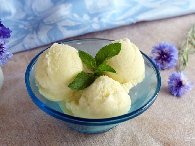 Рецепт мятного мороженого